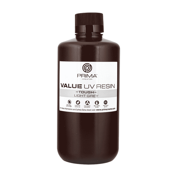 PrimaCreator Value Tough UV Resin (ABS Like) - 1000 ml - Light Grey