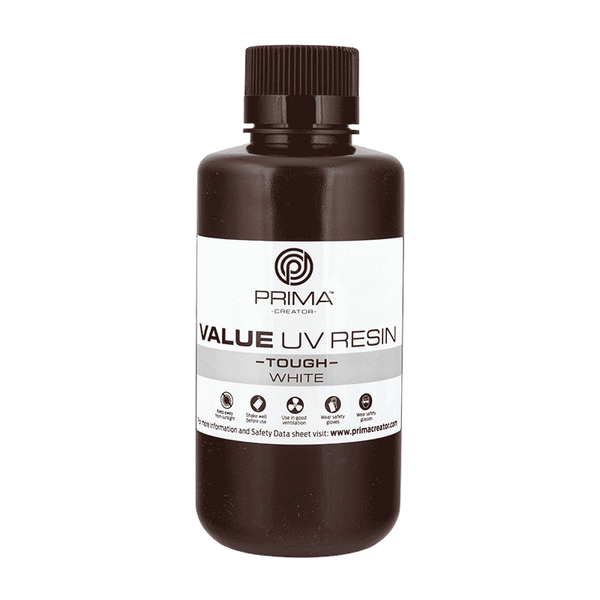 PrimaCreator Value Tough UV-Harz (ABS Like) - 500 g - Weiß