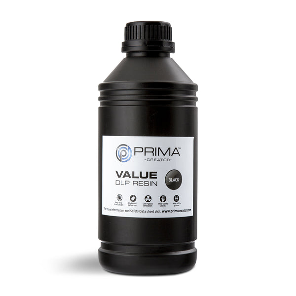 PrimaCreator Value UV/DLP Harz - 1 kg - Schwarz