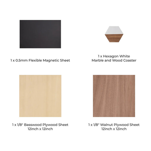 xTool Laser Material Starter Kit – 4-teiliges Set für M1 Ultra